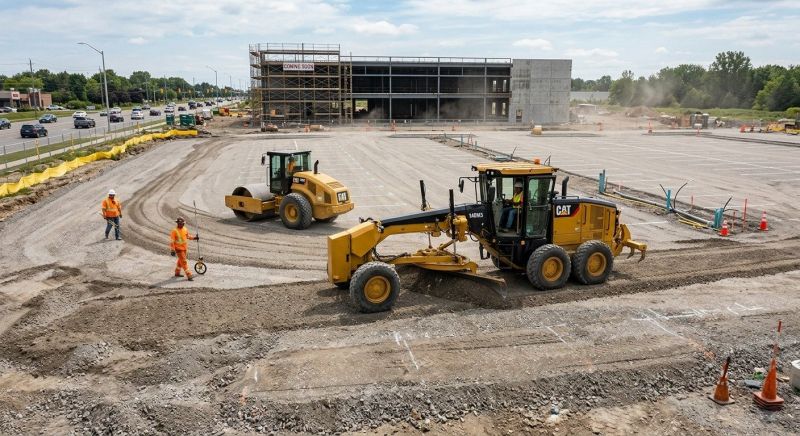 Parking Lot Leveling in Cypress, TX