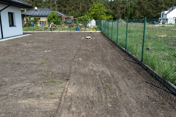 Sloped Yard Leveling