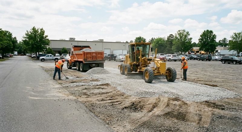 Parking Lot Excavation in Ellijay, GA