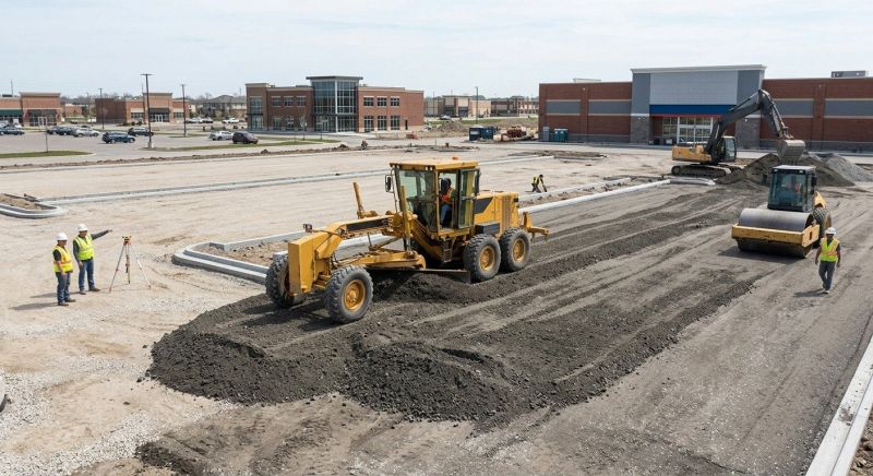 Parking Lot Leveling in Gwinnett County, GA