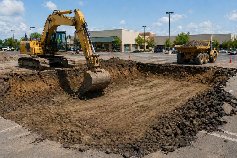Parking Lot Leveling in Ellijay, GA